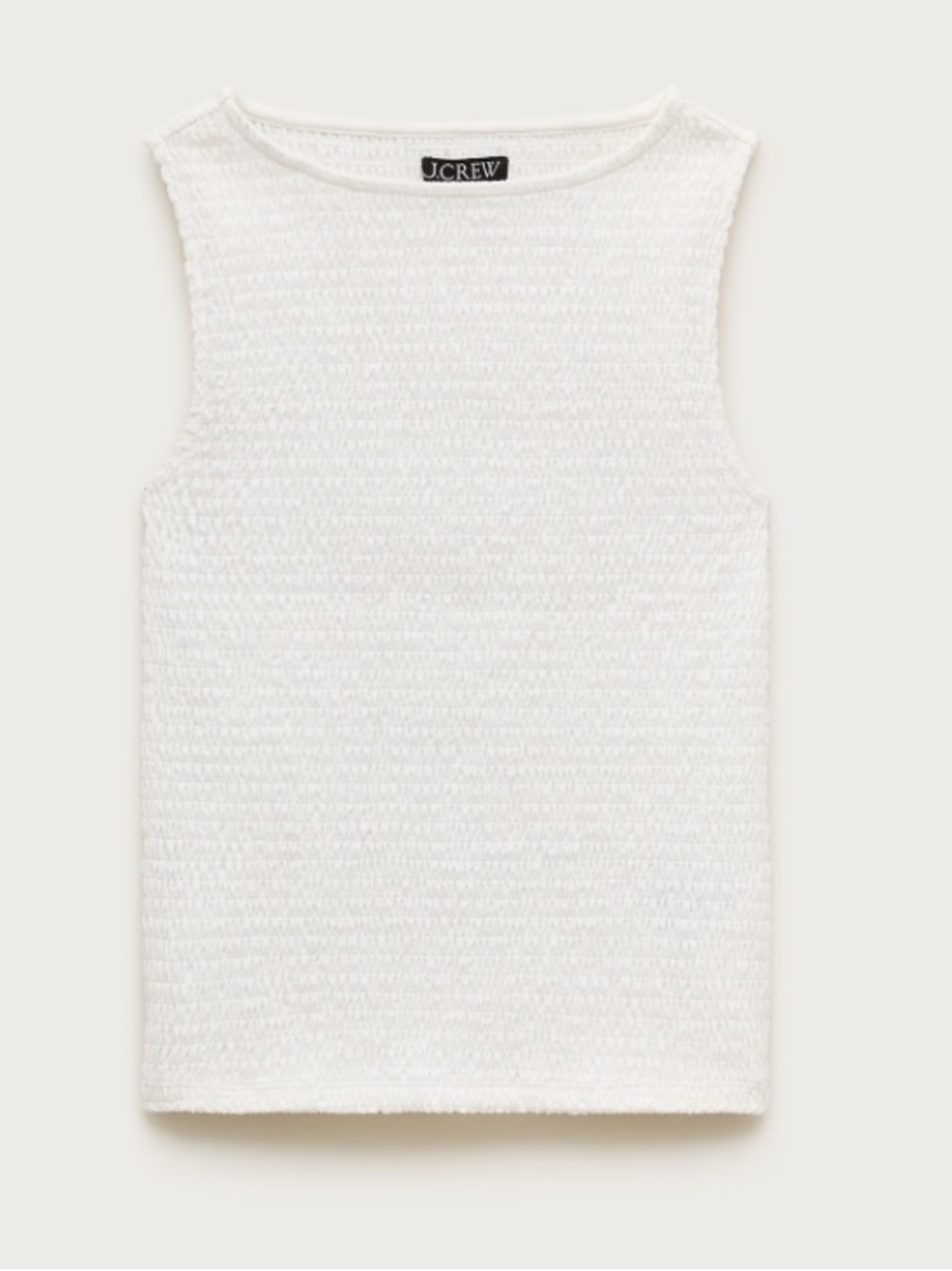 J crew Smocked shell tank top